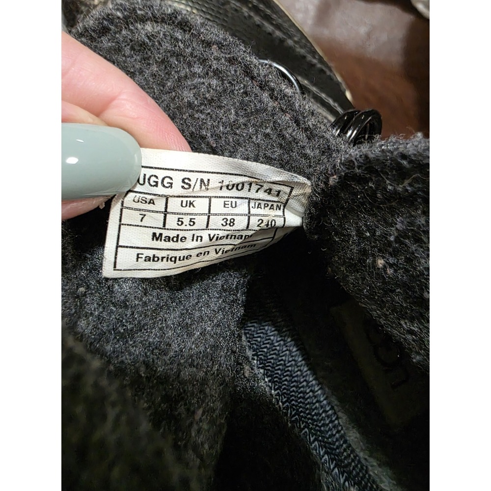 UGG Australia Marrais Winter Boots Womens 7 EUR 38 Waterproof Ankle Gray READ - Picture 7 of 14
